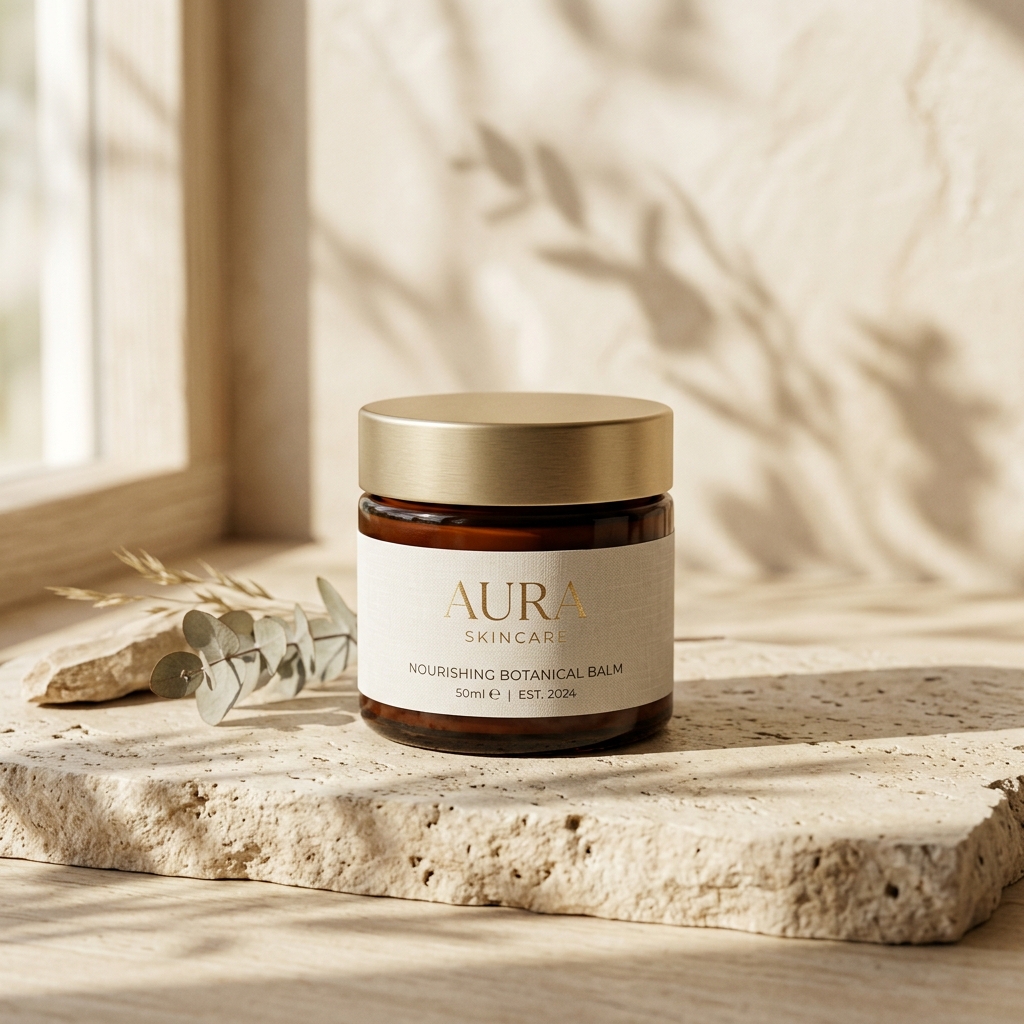 Aura Minimalist Skincare Jar